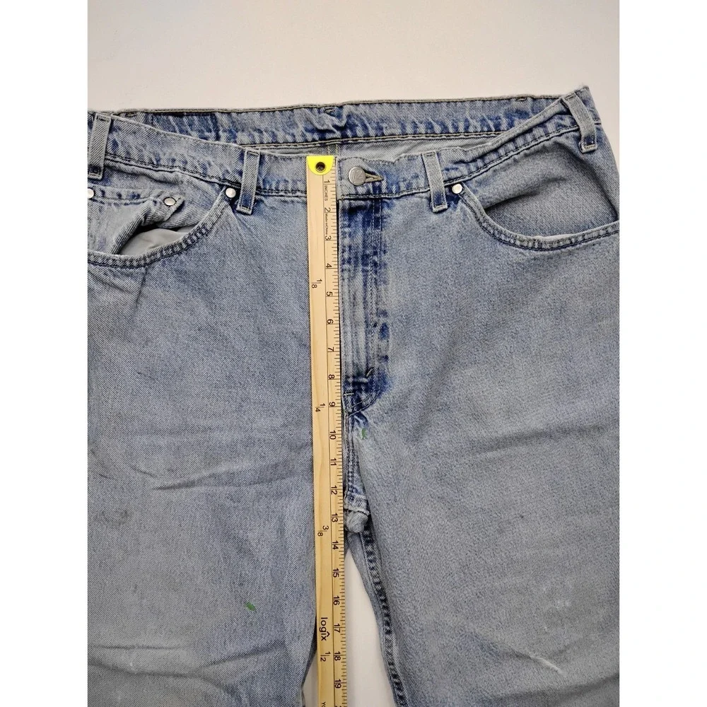 Levi's L2 90s Baggy Fit Jeans Mens 36x29 Light Denim Vintage Skater White Tab